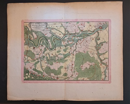 Kupferstich landkarte 1735 - landkarte,