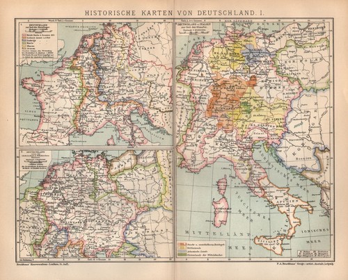 Historische karten von - historische,