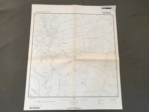 Landkarte sandhatten gemeinde - sandhatten,,