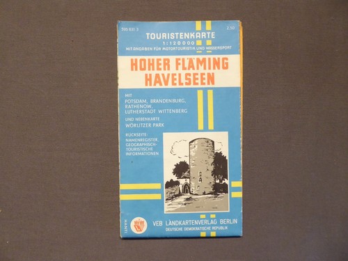 Landkarte hoher fläming - hoher,