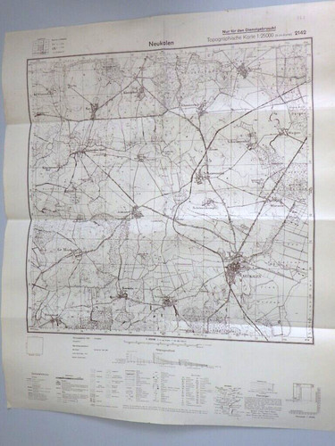 Messtischblatt 2142 landkarte - 2142,