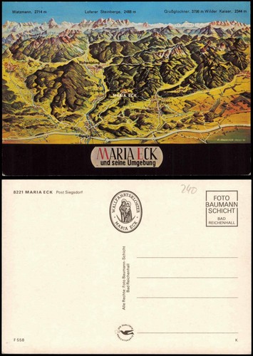 Ansichtskarte hochfelln maria - ansichtskarte,