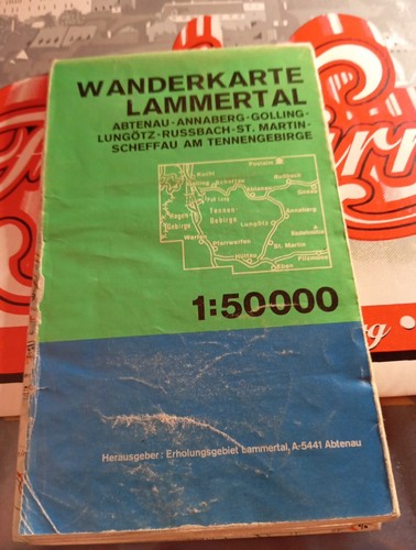 Wanderkarte lämmertal abtenau