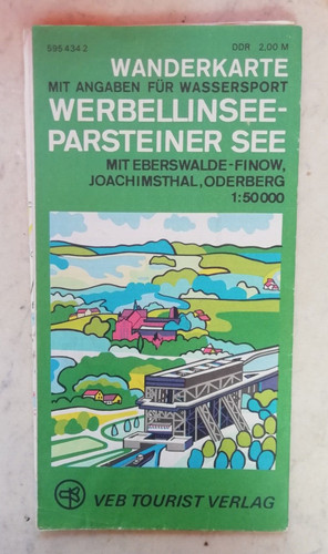 Ddr wanderkarte werbellinsee - ddr,