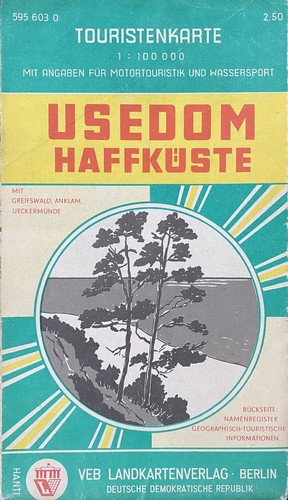 Karte touristenkarte usedom - touristenkarte,