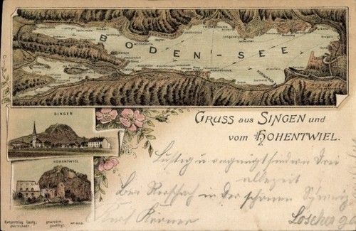 Landkarten litho singen - landkarten,