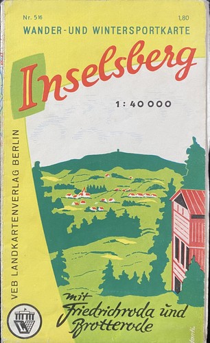 Karte wanderkarte inselsberg - karte:,