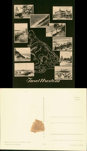 Ansichtskarte usedom mehrbild - usedom,
