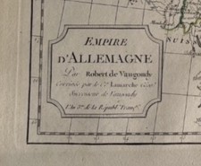 Landkarte Deutschland 18. Jh