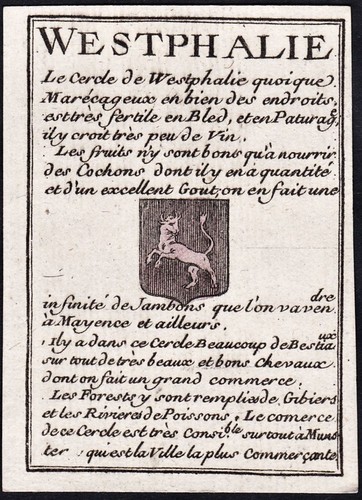 Westfalen playing card