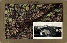 Landkarten Ak Schwarzenberg im