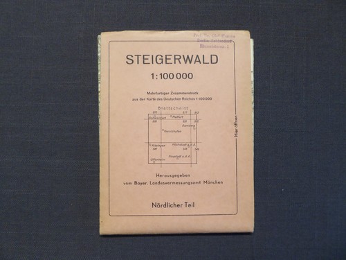 Landkarte steigerwald - landkarte,