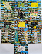Postkarten Lot 14 x Landkarten