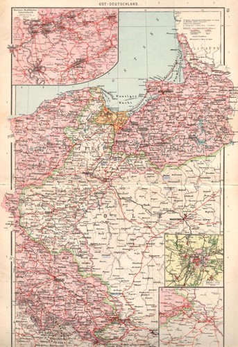 Landkarte ost deutschland - landkarte., ost-deutschland