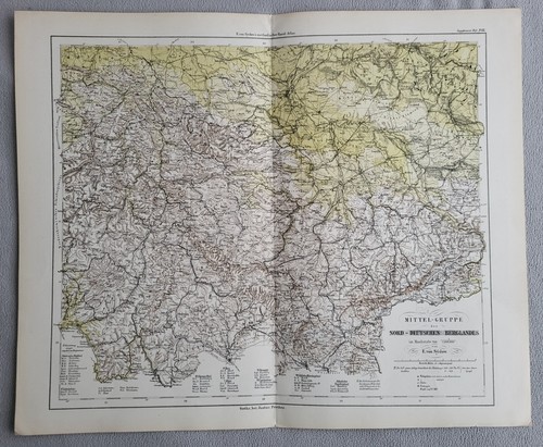 Alte karte 1850 - karte,,