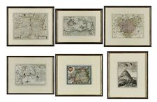 6x Historische Landkarten OLD