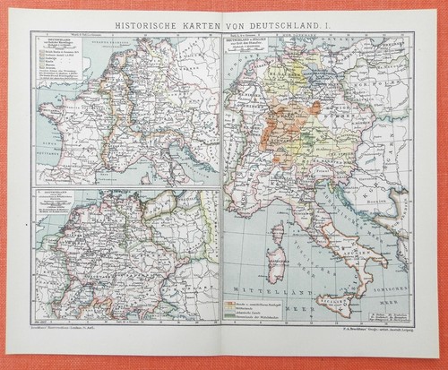 Historische karten von - historische,