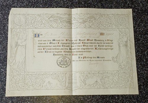 Großer hamburger brand 1842 - brand,