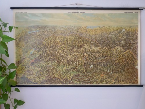 Vintage schulwandkarte jro - vintage, |