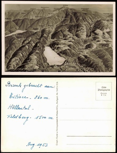 Ansichtskarte titisee neustadt - ansichtskarte, titisee-neustadt