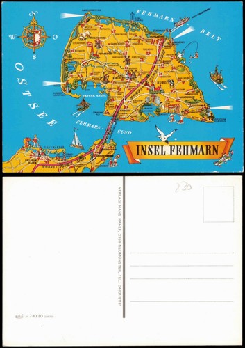 Ansichtskarte fehmarn - ansichtskarte,