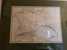 Antike Landkarte Deuschland/