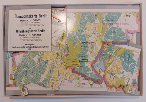 Landkarten puzzle berlin u - landkarten-puzzle,,