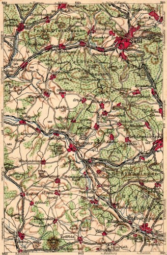 Thüringen landkarte als - landkarte,