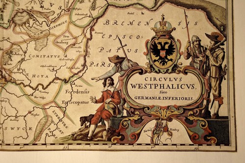 Historische landkarte - historische,