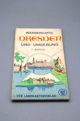 Alte wanderkarte 1962 dresden - 1962,