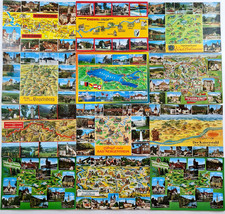 Postkarten Lot 12 x Landkarten
